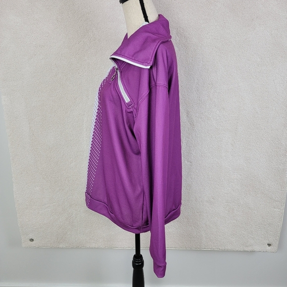 Acegolfs Purple And White Not So Classic Golf Popover Sweatshirt Sz XL NEW - Picture 9 of 14
